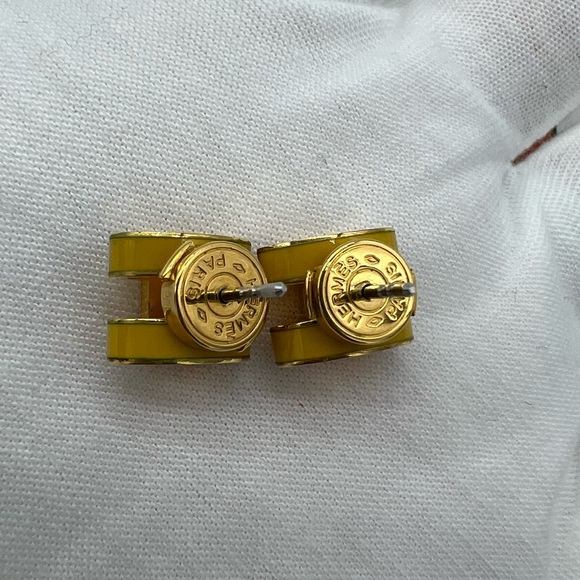Authentic Hermes Mini Pop H earrings - Picture 14 of 15